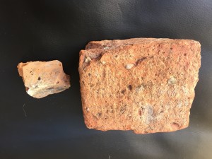 Several bricks that are likely bits of the "factory."